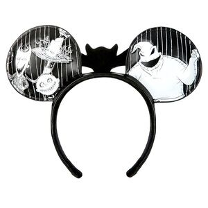 Disney Mickey Mouse Nightmare Before Christmas Ears Gothic NWT